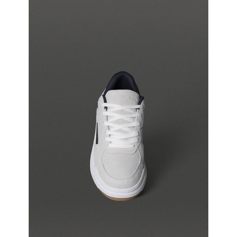 Tênis Masculino Court Camurça Layers Calvin Klein Jeans - Off White - 4