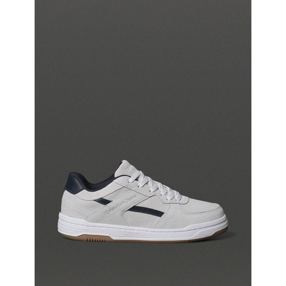 Tênis Masculino Court Camurça Layers Calvin Klein Jeans - Off White - 1