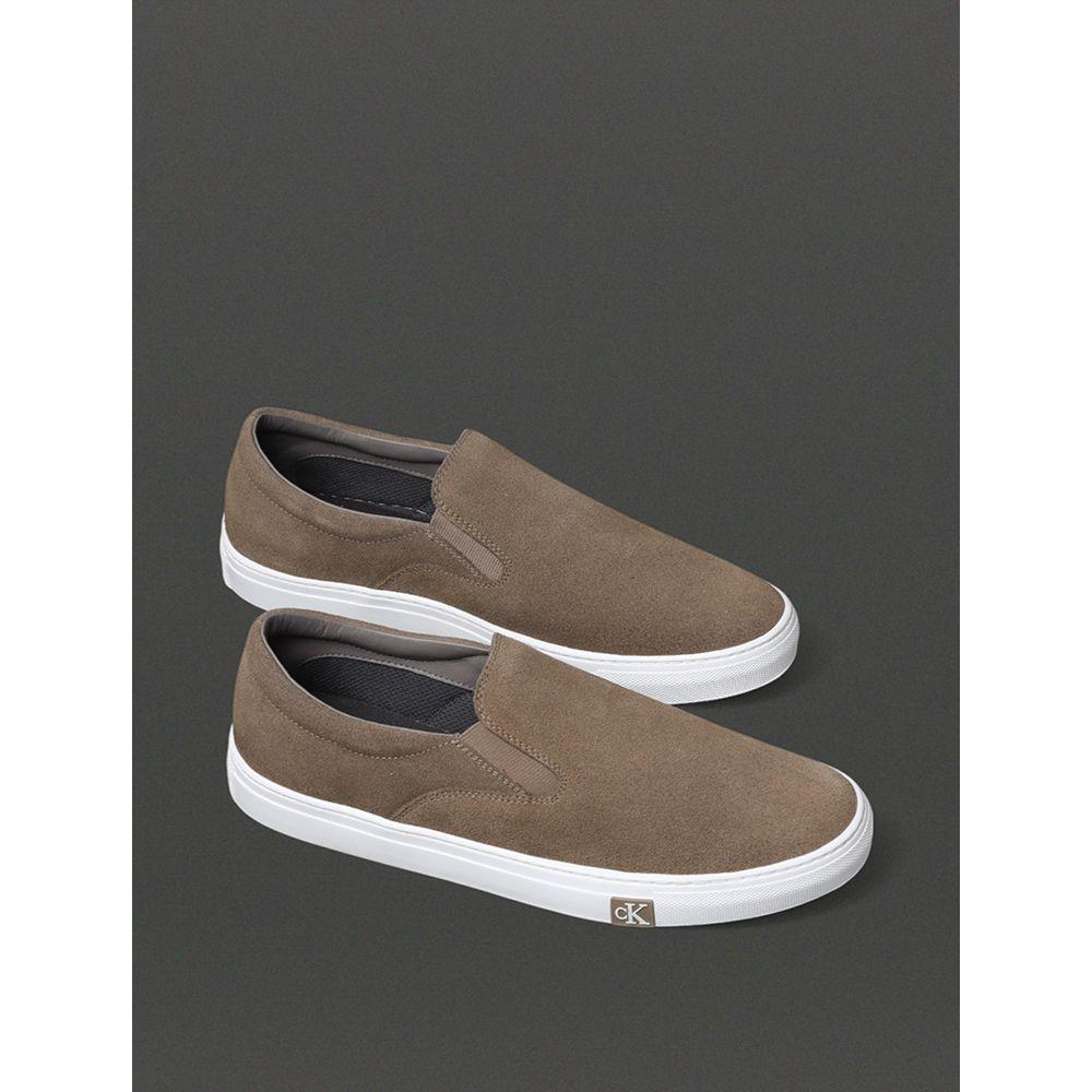 Tênis Masculino Project Slip On Calvin Klein Jeans - Caqui Claro - 2