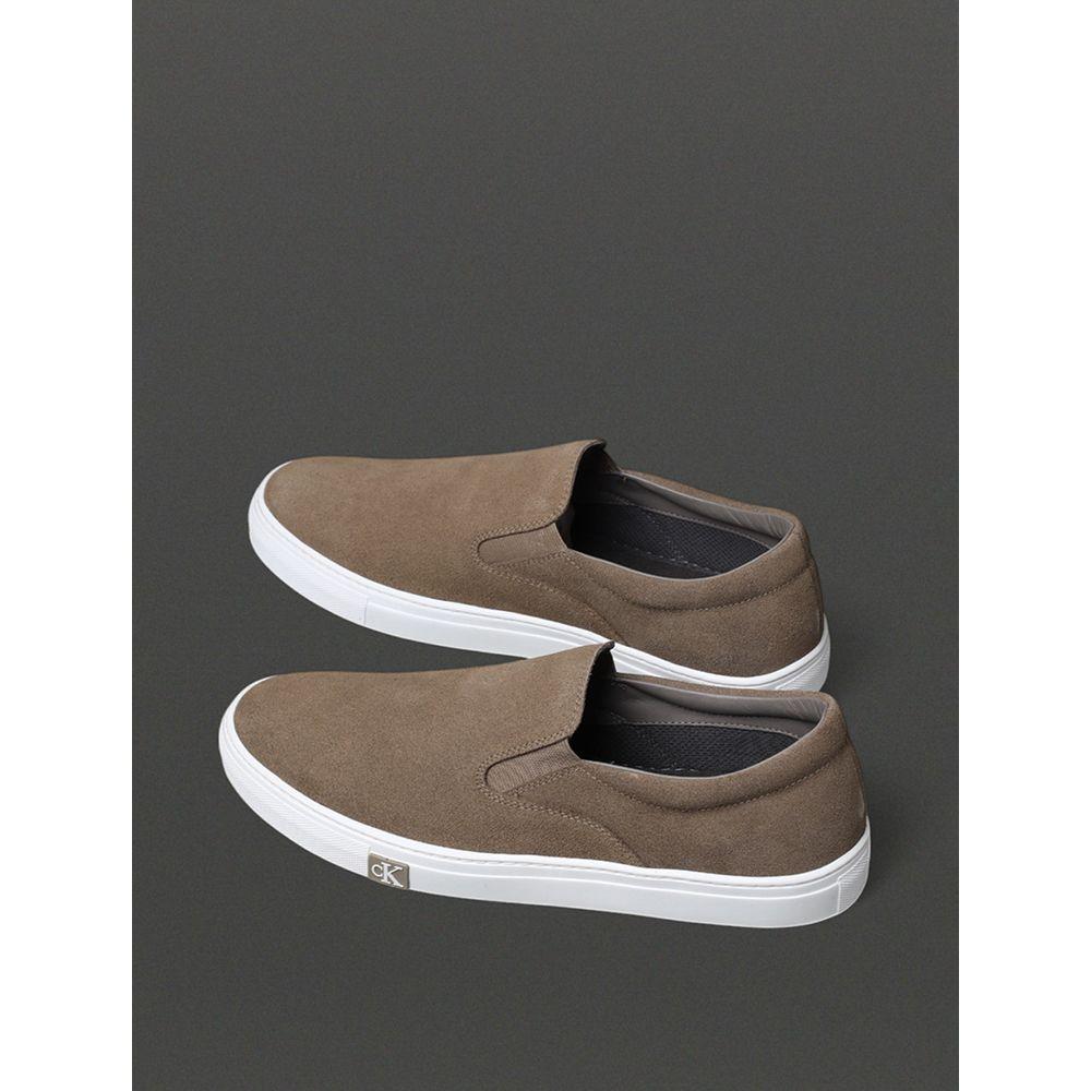 Tênis Masculino Project Slip On Calvin Klein Jeans - Caqui Claro - 3