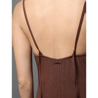 Vestido Feminino Malha Tricot Calvin Klein Jeans - Marrom