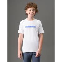 Camiseta Menino Logo Sport Calvin Klein Jeans - Branco - 1