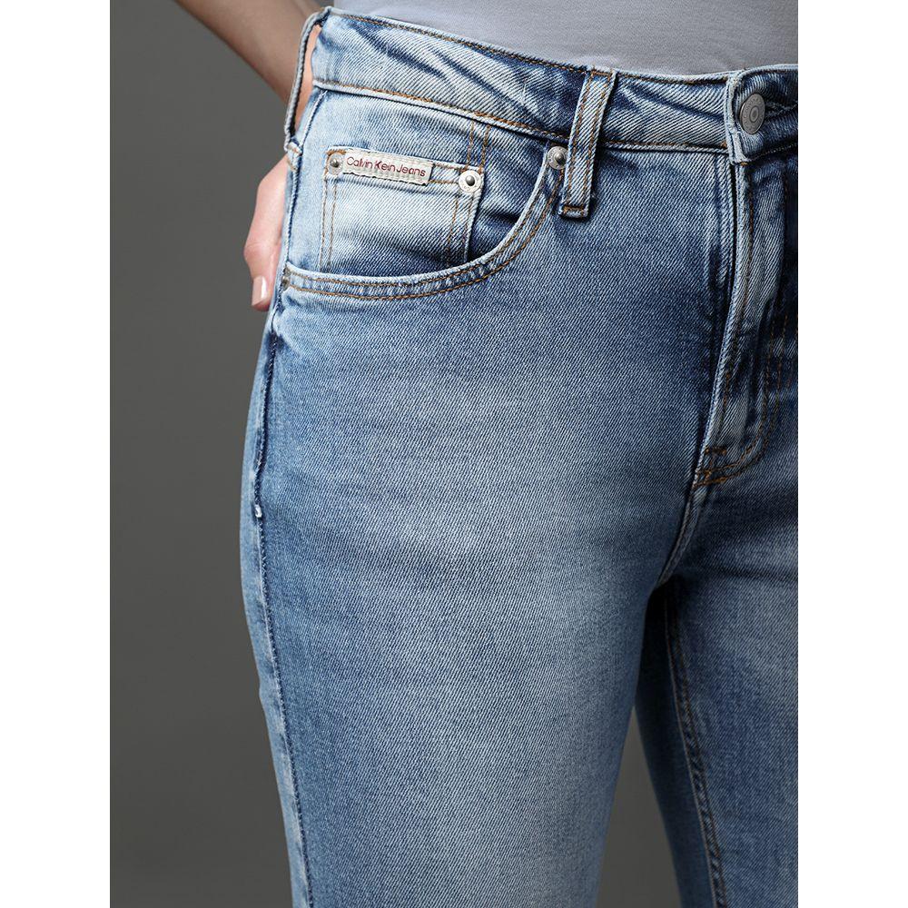Calça Jeans Feminina New Skinny 5 Pockets Calvin Klein Jeans - Azul Médio - 4