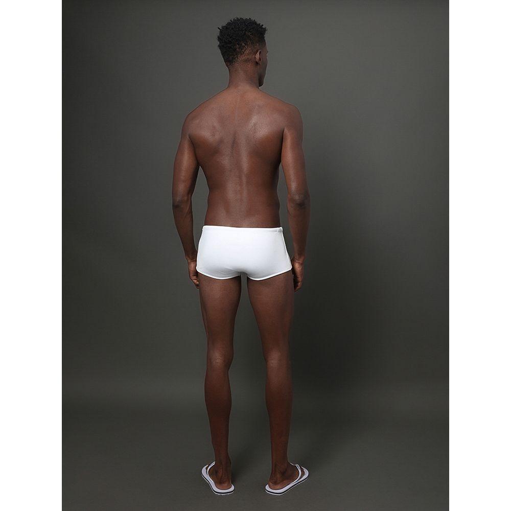 Sunga Trunk Logo Lateral Calvin Klein Swimwear - Branco 2 - 2