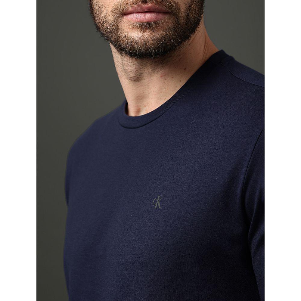 Camiseta Masculina Pima Calvin Klein Jeans - Marinho - 4