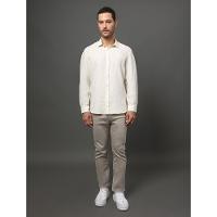 Camisa Masculina Cannes Linen Calvin Klein - Amarelo Manteiga - 3