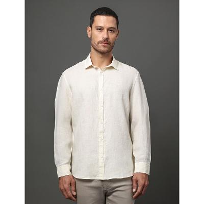 Camisa Masculina Cannes Linen Calvin Klein - Amarelo Manteiga