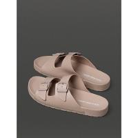 Chinelo Masculino Slide Duas Fivelas Calvin Klein Jeans - Caqui Medio - 3