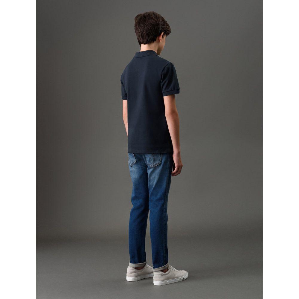 Polo Menino Peitilho Cadarço Calvin Klein Jeans - Marinho - 2