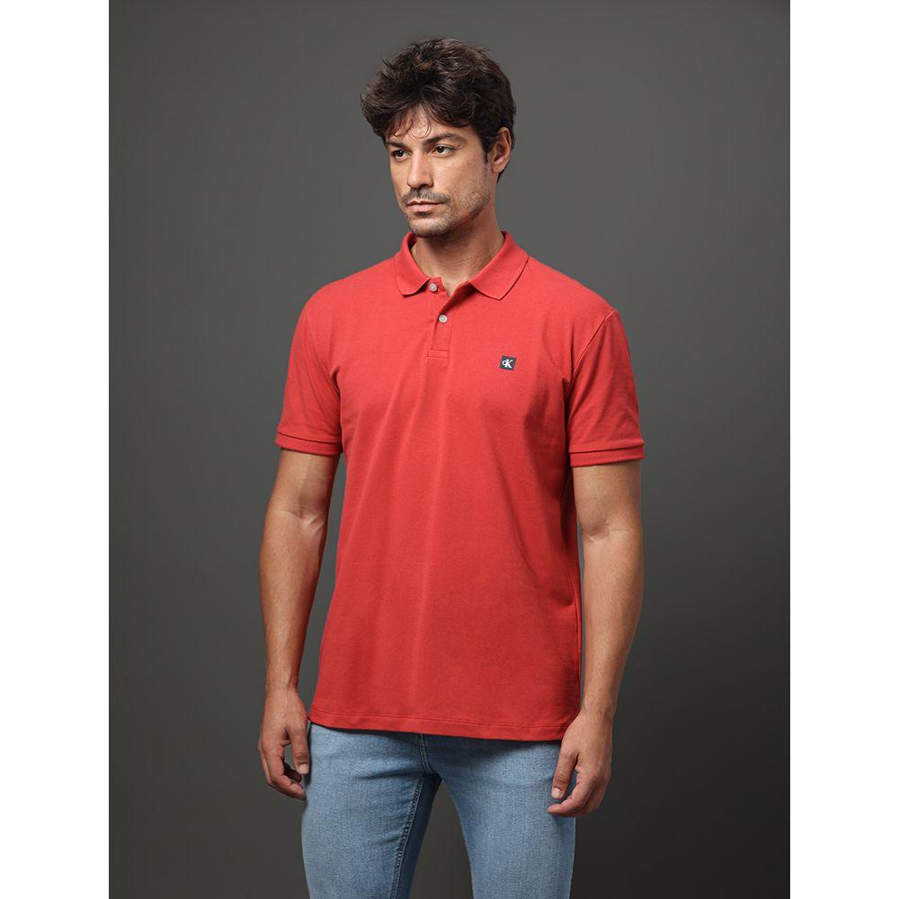 Polo Masculina Premium Calvin Klein Jeans - Vermelho - 1
