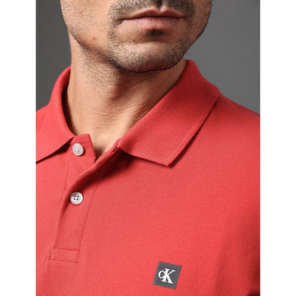 Polo Masculina Premium Calvin Klein Jeans - Vermelho - 4