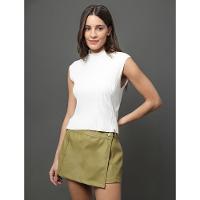 Regata Feminina de Tricot Calvin Klein Jeans - Off White - 1