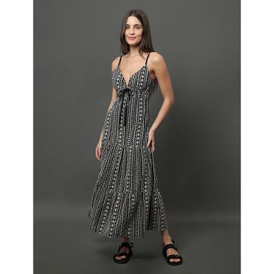 Vestido Feminino Midi de Laise Calvin Klein Jeans - Preto