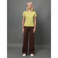 Camiseta Feminina Mini Logo Calvin Klein - Verde Pistache - 1