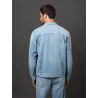 Jaqueta Jeans Masculina Trucker Calvin Klein Jeans - Azul Claro - 2