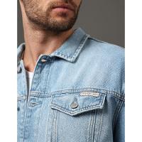 Jaqueta Jeans Masculina Trucker Calvin Klein Jeans - Azul Claro