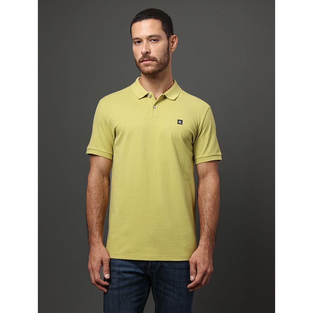 Polo Masculina Premium Calvin Klein Jeans - Verde Pistache - 1