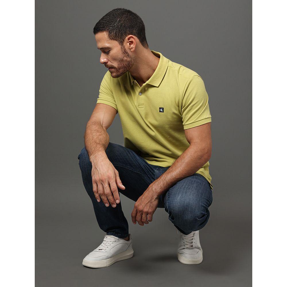 Polo Masculina Premium Calvin Klein Jeans - Verde Pistache - 5