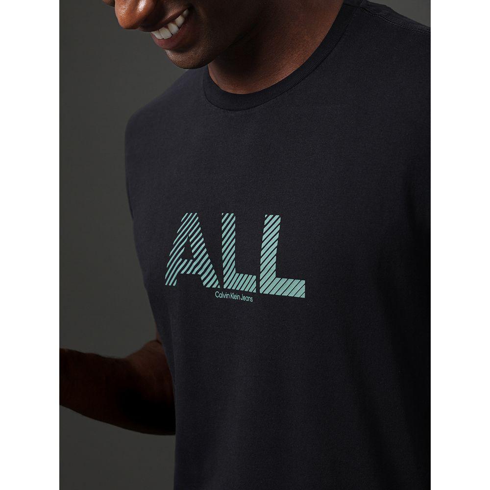 Camiseta Masculina All Calvin Klein Jeans - Preto - 4