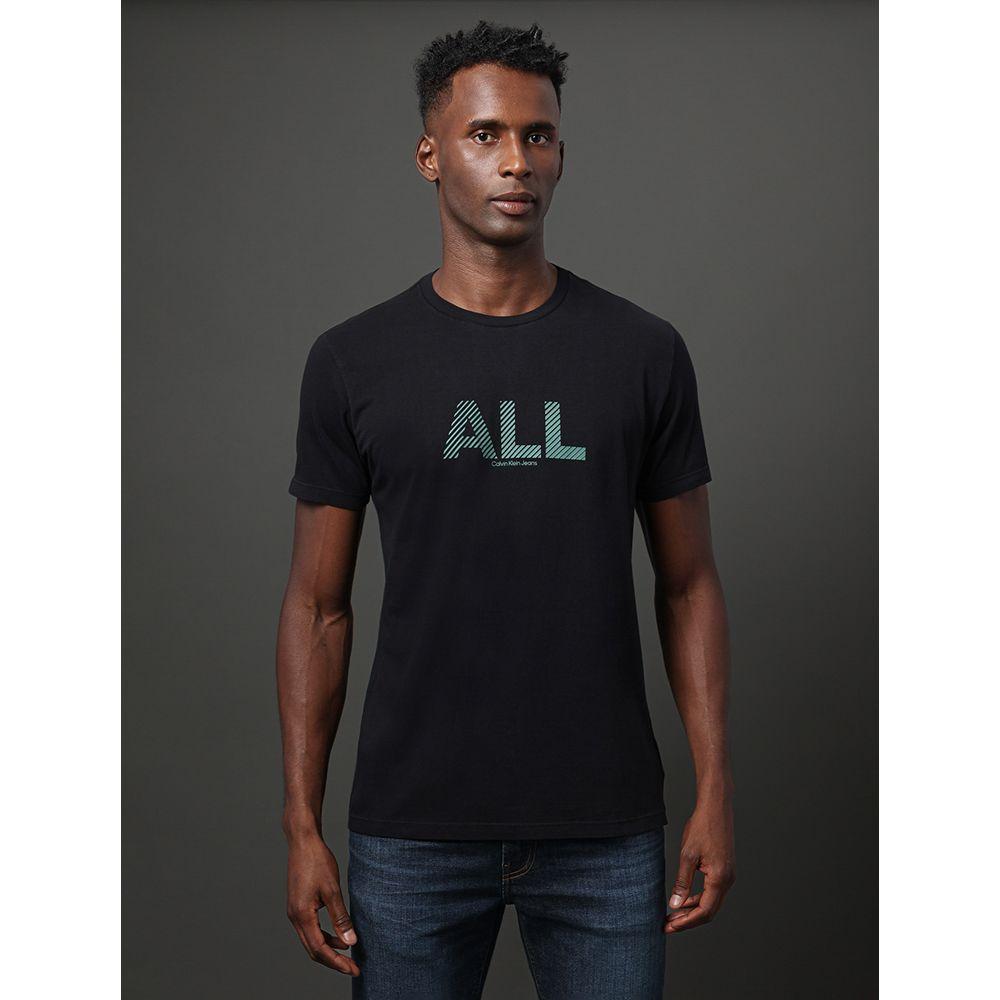 Camiseta Masculina All Calvin Klein Jeans - Preto - 1