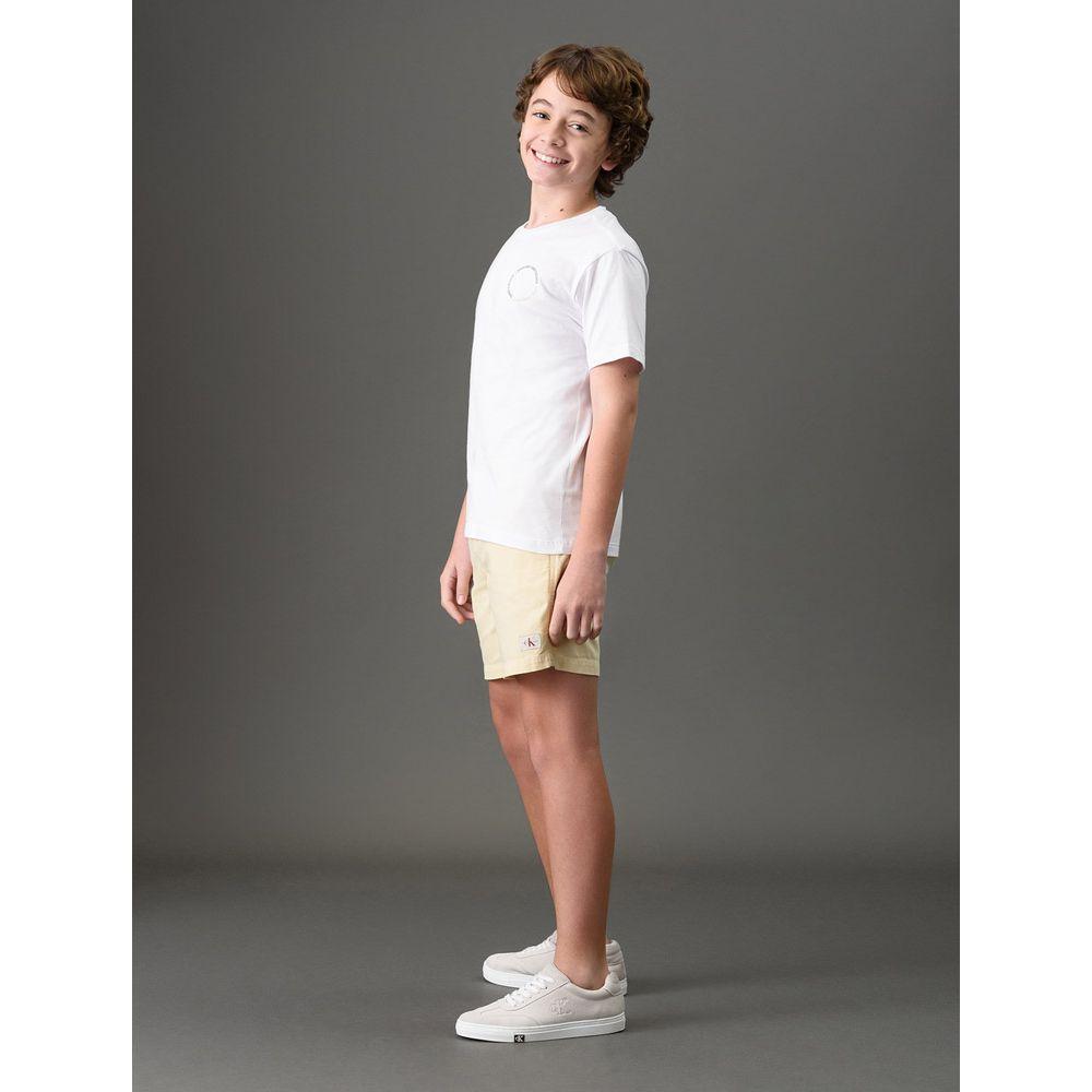 Camiseta Menino Sunset & Sunrise Calvin Klein Jeans - Branco - 5