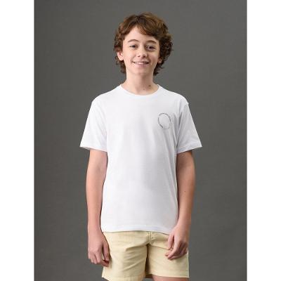 Camiseta Menino Sunset & Sunrise Calvin Klein Jeans - Branco