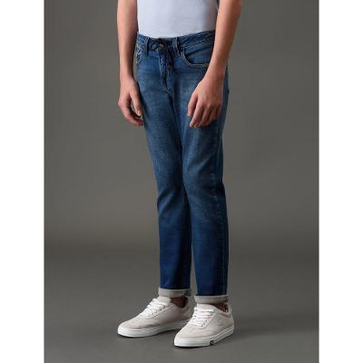 Calça Jeans Menino Skinny Moletom Calvin Klein Jeans - Marinho