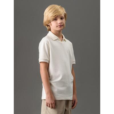 Polo Menino de Malhão Calvin Klein Jeans - Off White