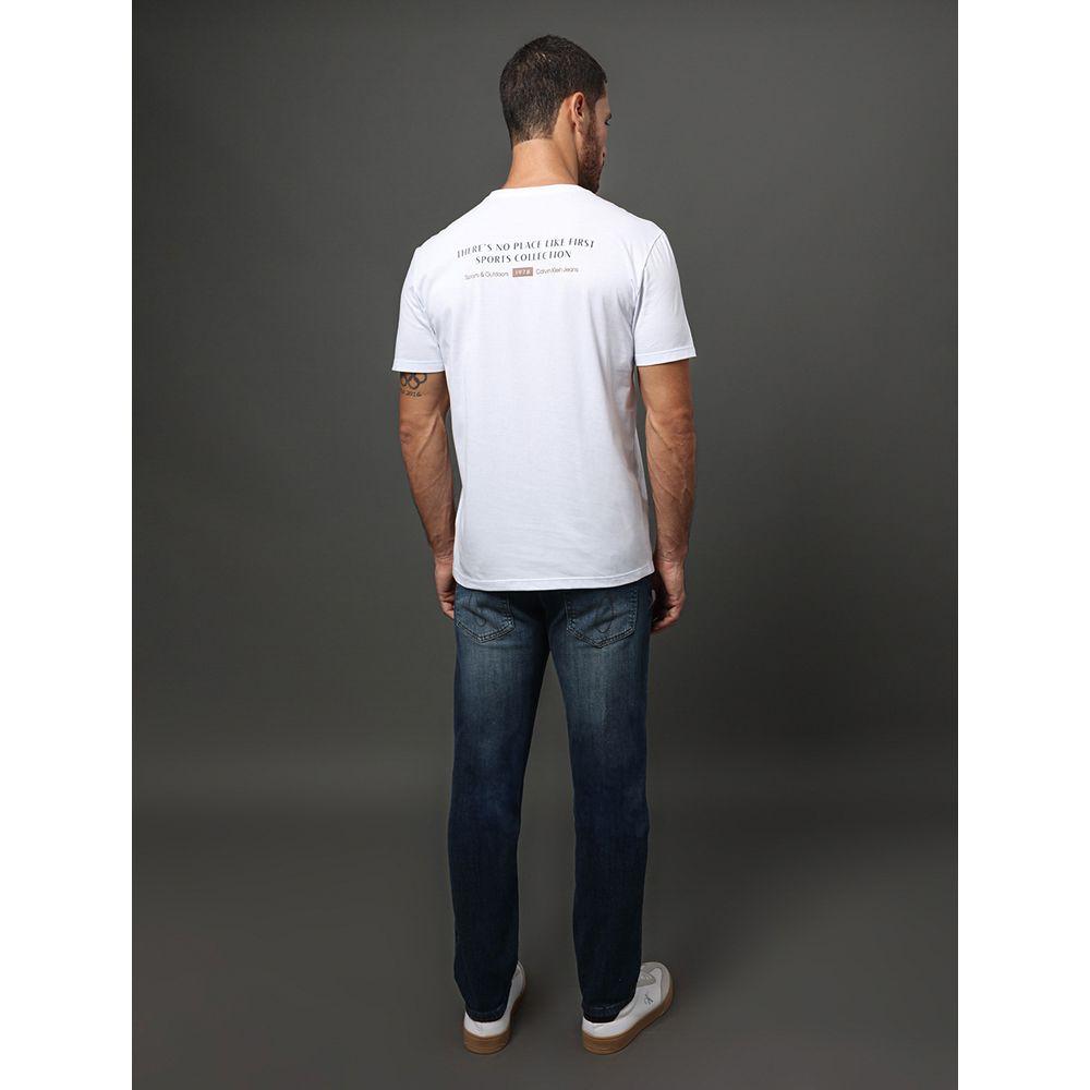 Camiseta Masculina No Place Like 1st Calvin Klein Jeans - Branco - 2