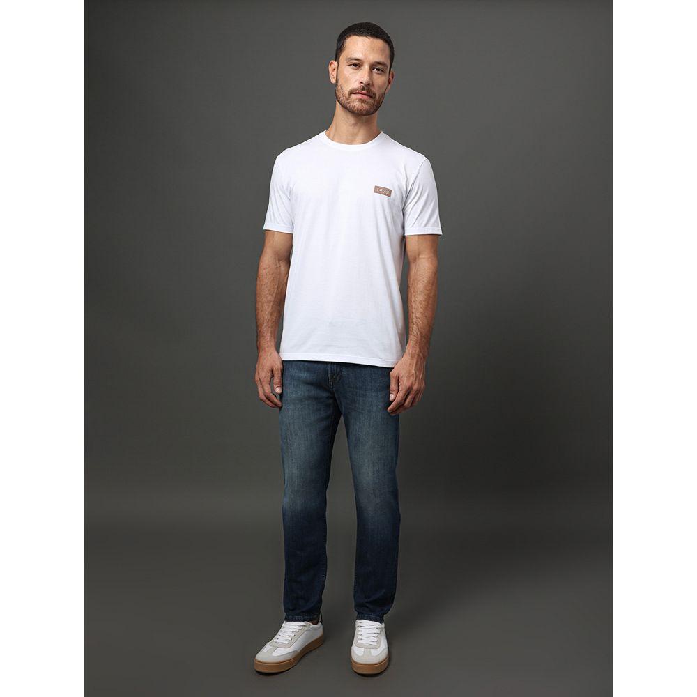 Camiseta Masculina No Place Like 1st Calvin Klein Jeans - Branco - 5