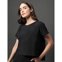 Camisa Feminina Com Degrau Frente e Costas Calvin Klein Jeans - Preto - 5