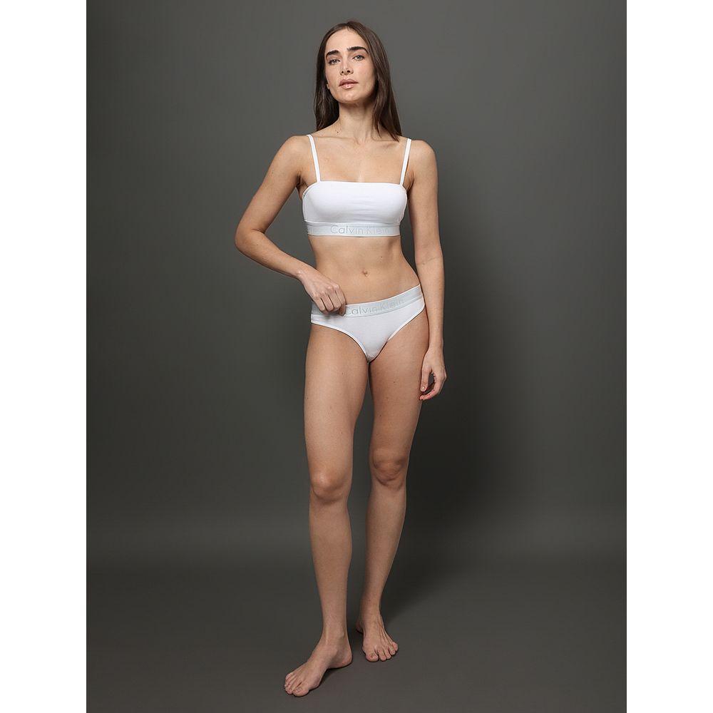 Calcinha Tanga Cotton Reveillon Calvin Klein Underwear - Light Grey - 3