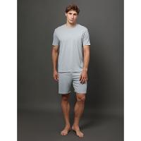 Pijama Masc M/c e Bermuda Pima Cotton - Light Grey - 3