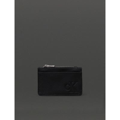 Porta Cartão Feminino Zíper Calvin Klein Jeans - Preto