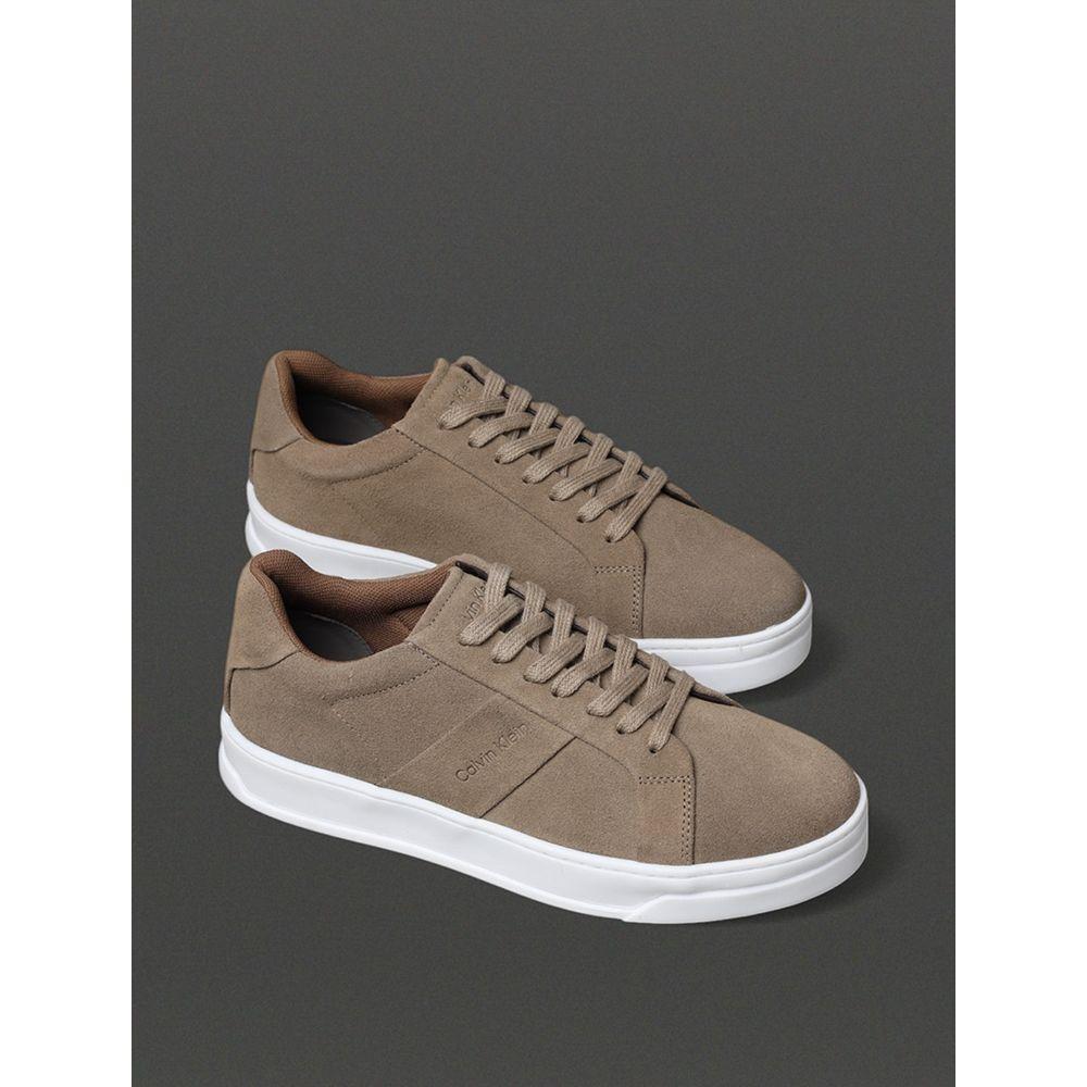 Tênis Masculino Camurça Calvin Klein - Caqui Claro - 2