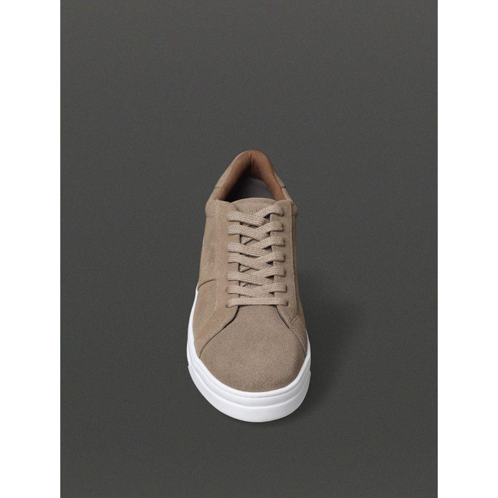 Tênis Masculino Camurça Calvin Klein - Caqui Claro - 4