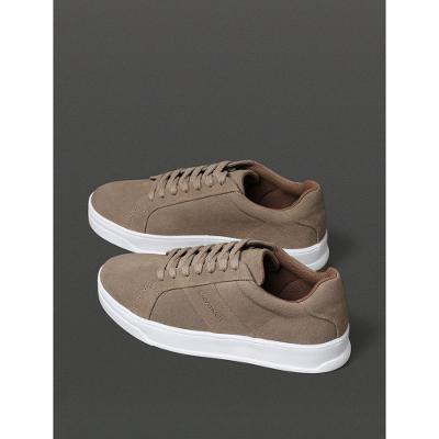 Tênis Masculino Camurça Calvin Klein - Caqui Claro