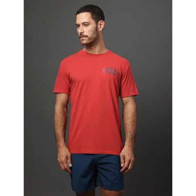 Camiseta Masculina Ny Address Calvin Klein Jeans - Vermelho