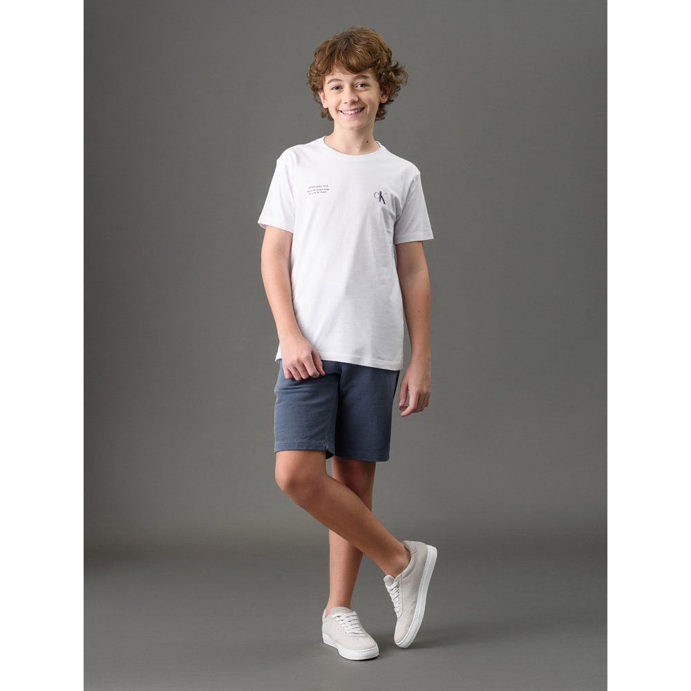 Camiseta Menino Est. 1978 Calvin Klein Jeans - Branco - 3
