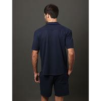 Camisa Masculina Soft Gola Cubana Calvin Klein Jeans - Marinho - 2