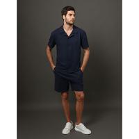 Camisa Masculina Soft Gola Cubana Calvin Klein Jeans - Marinho - 5