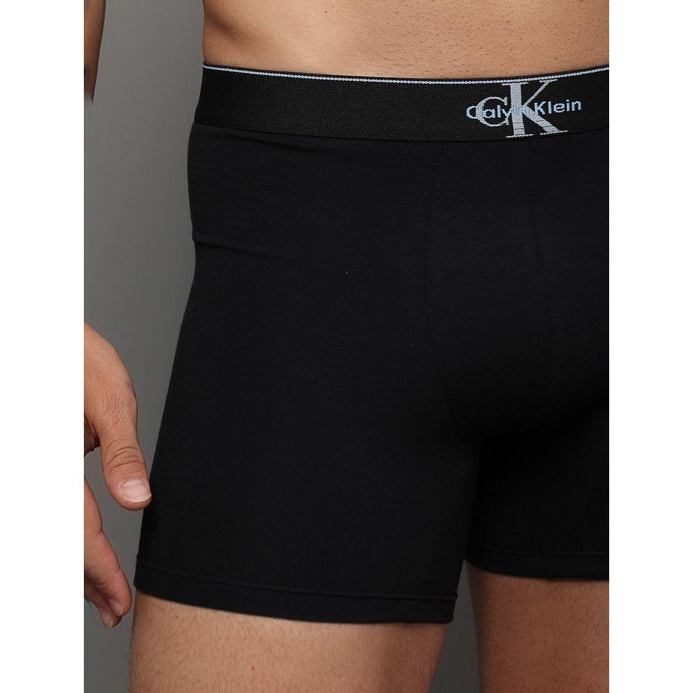 Cueca Boxer Cotton Monogram Calvin Klein Underwear - Preto - 4