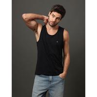 Regata Masculina Logo Calvin Klein Jeans - Preto - 5