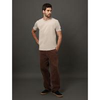 Camiseta Masculina Patch Manga Calvin Klein Jeans - Caqui Claro - 3