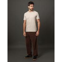 Camiseta Masculina Patch Manga Calvin Klein Jeans - Caqui Claro - 5