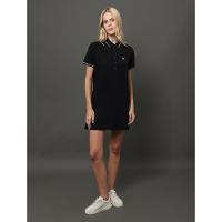 Vestido Feminino Polo Piquet Duplo Calvin Klein Jeans - Preto - 3