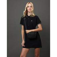 Vestido Feminino Polo Piquet Duplo Calvin Klein Jeans - Preto - 5