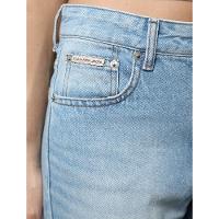 Calça Jeans Feminina Cropped Straight Calvin Klein Jeans - Azul Claro