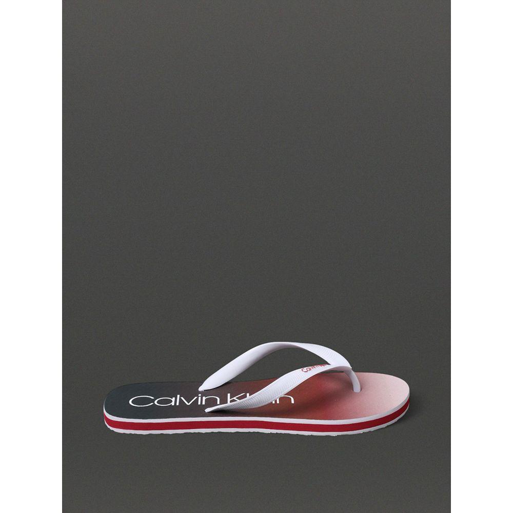 Chinelo Masculino Degradê Calvin Klein Swimwear - Vermelho Escuro - 1