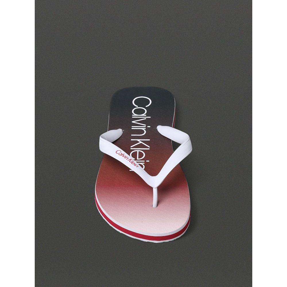 Chinelo Masculino Degradê Calvin Klein Swimwear - Vermelho Escuro - 4